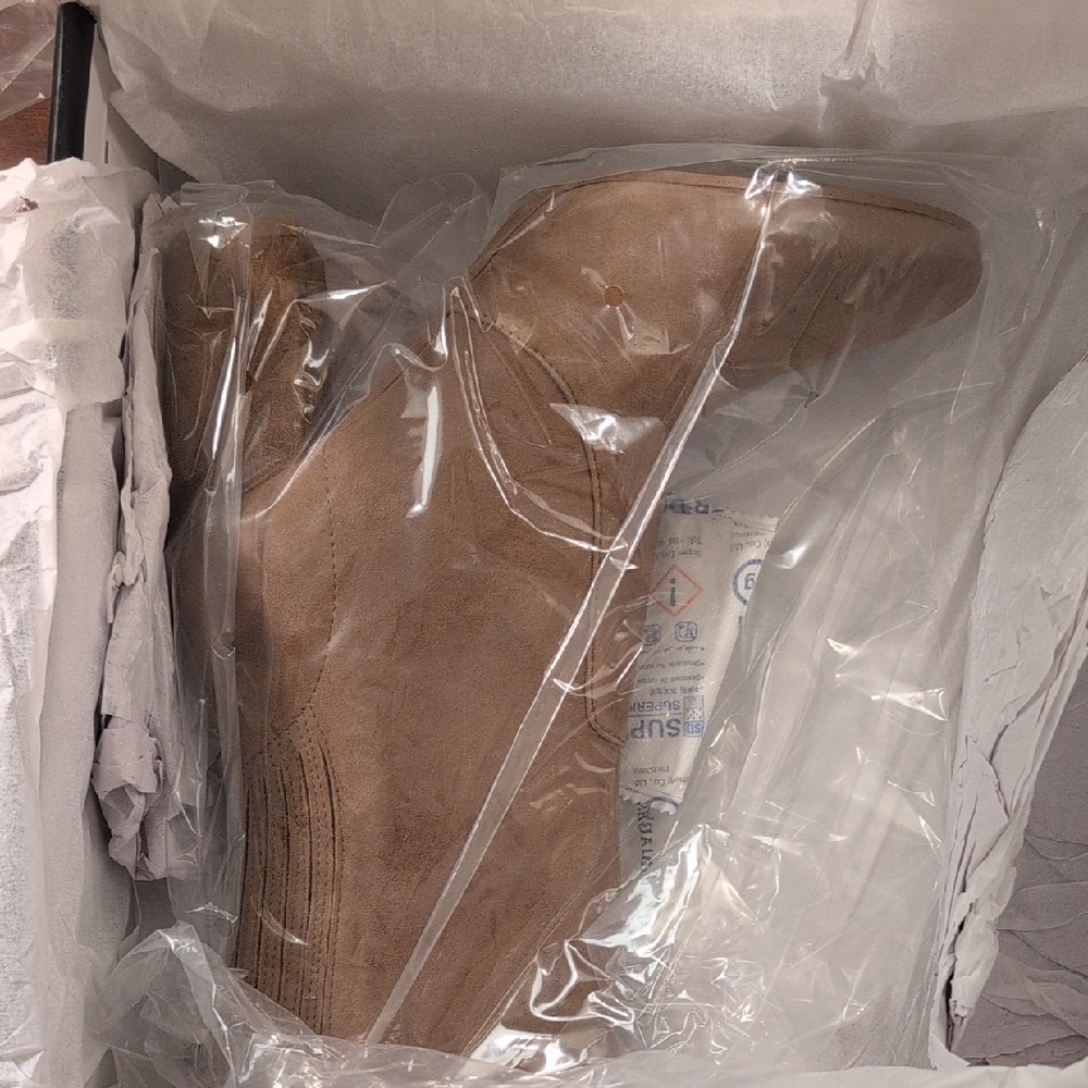 🎉HOST PICK🎉 GORGEOUS NWT Tan Suede Women's Boots - Picture 3 of 7